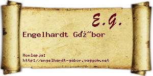 Engelhardt Gábor névjegykártya