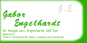 gabor engelhardt business card